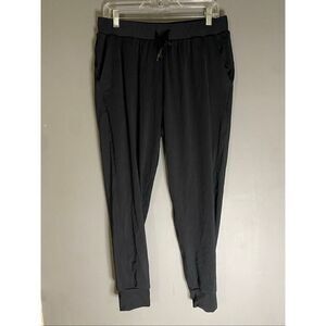 Libin Black Jogger Stretch Sweatpants With Pockets Size Large